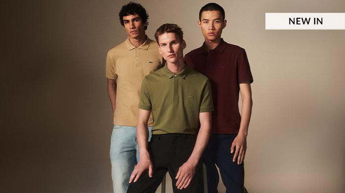 New! Lacoste Menswear