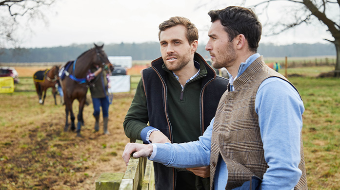 Schoffel Menswear Schöffel takes pride in high-quality country clothing. Think: chino shorts classic shirts, tweed jackets and leather belts.