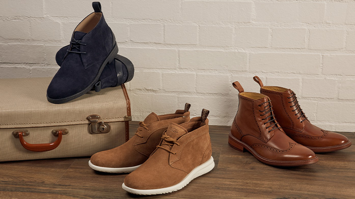 Men's Express Boots Your outfit isn’t complete without a pair of spring boots from Oliver Sweeney, Geox, BOSS and other footwear brands for him.