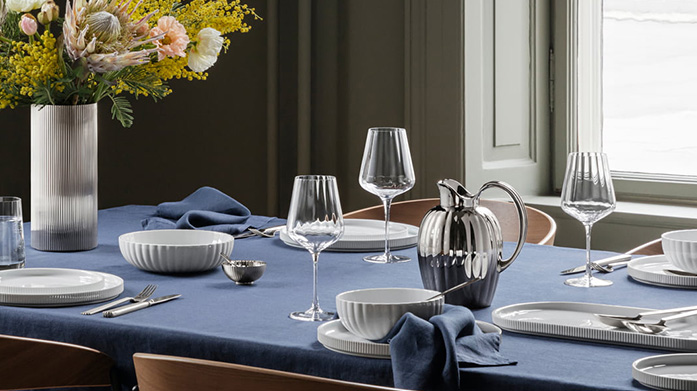 Drink & Dine in Style For an autumn of dinner parties, shop glassware, tableware and dining accessories from Chef&Sommelier, Soho Home and Sophie Conran.