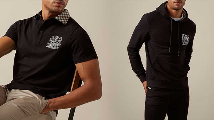 Aquascutum Mens Essentials Shop wardrobe essentials with Aquascutum menswear. Find knitwear, logo T-shirts, classic polos and shirts with up to 70% off. Polo shirts from £39.