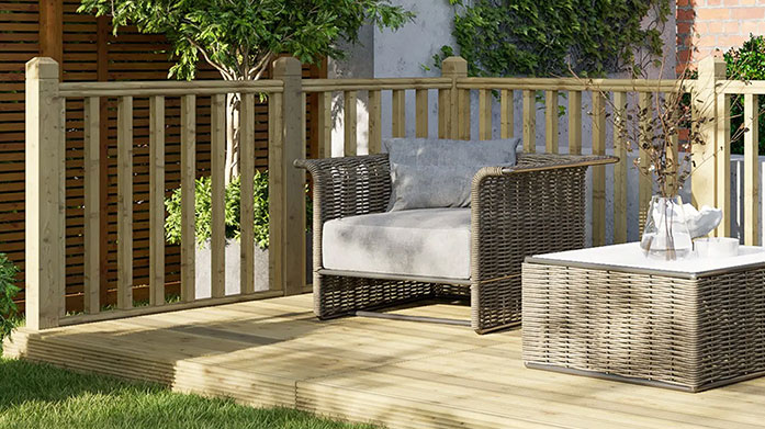 Garden Upgrades: Decking, Sheds & Studios Opt for no-fuss easy assembly with Power's DIY wooden decking kits, garden sheds and outdoor studios.