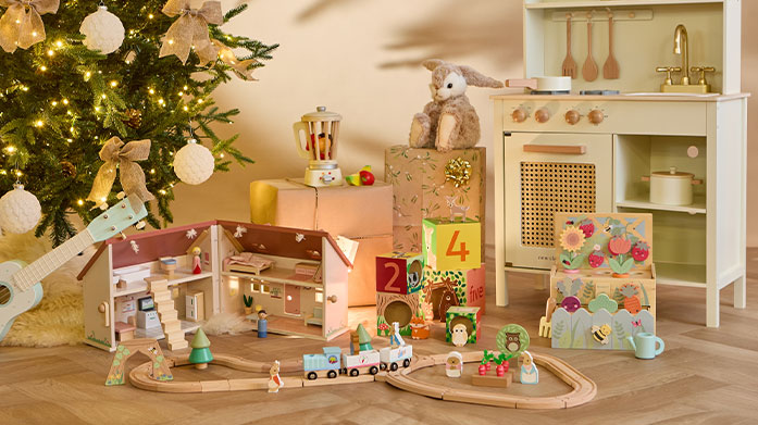 Santa's Coming: Kids Toys & Games Make your children's dream come true with a classic teddy bear from Steiff! Wooden toys with creative designs, kit out their toybox with New Classic Toys, Orange Tree Toys, Janod & more - designed for maximum fun and safety. 