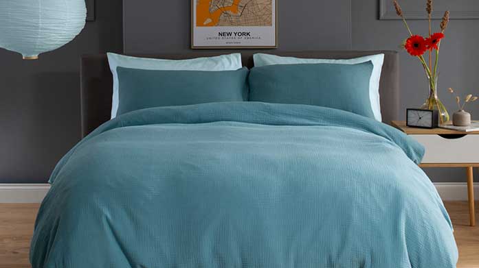 Spring Siesta: New Season Bedding For all your spring & summer siestas, shop duvet covers, flat sheets and pillowcases in soft, breathable cotton.