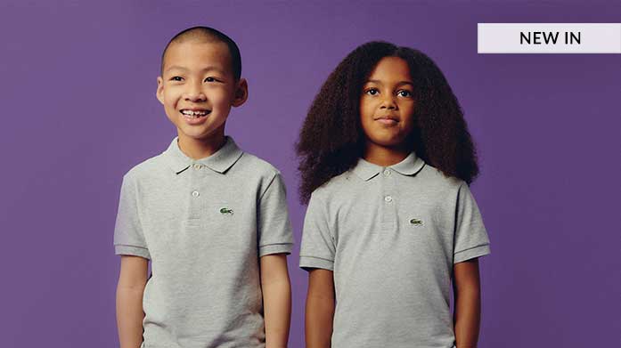 New Lacoste Kidswear For kids & teens of all ages, shop polos, cotton T-shirts, sweat sets & more, exclusively from Lacoste.