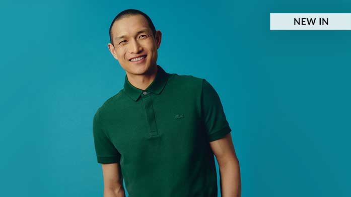 New Lacoste Menswear Just landed: men’s wardrobe essentials from Lacoste, including polo shirts, cotton shirts, sweatshirts and more. Polos from £45