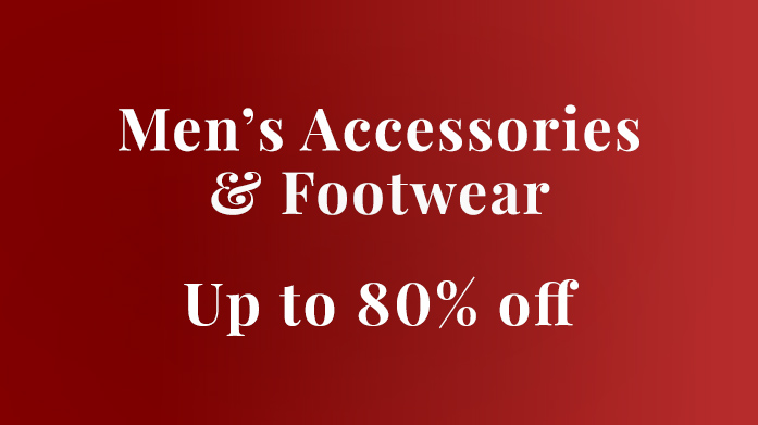 Men's Accessories & Footwear Clearance There’s a piece for every lifestyle inside our Men’s Accessories & Footwear Clearance. Shop the best of BOSS, Geox and Oliver Sweeney.