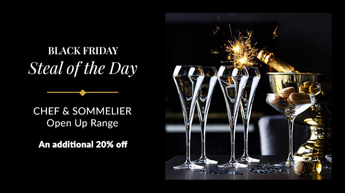 Black Friday Steal: Chef & Sommelier Open Up Range Additional 20% Off