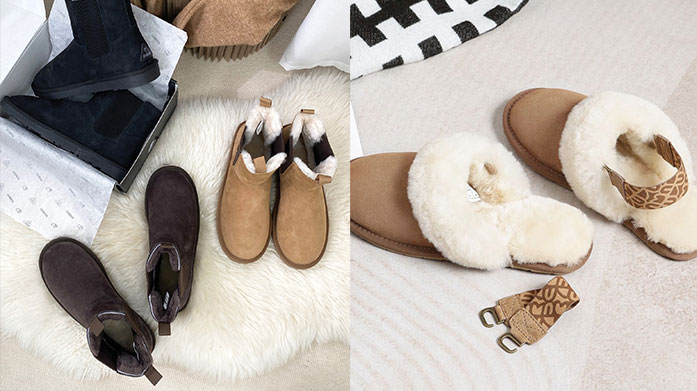 Everau! Chic Sheepskin Slippers