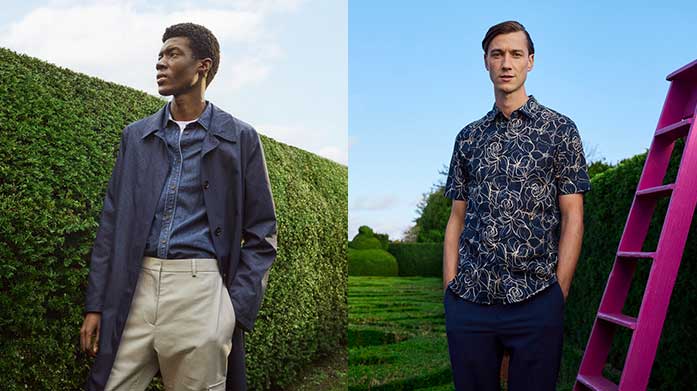 Ted Baker Men's Ted Baker’s menswear edit features an array of distinctive prints with quirky detailing and classic designs including cable knit jumpers, casual polos and suave suits for him.