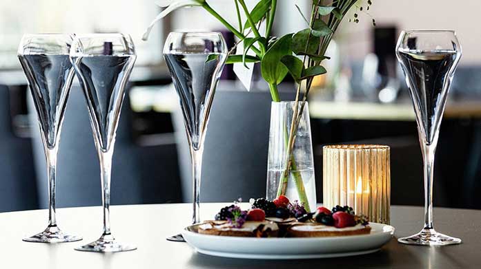 Chef & Sommelier: Summer Glassware Transform your summer tablescape with Chef&Sommelier’s French-made glassware, renowned for its high level of design and quality. You’ll find champagne flutes, tumbler glasses and so much more.