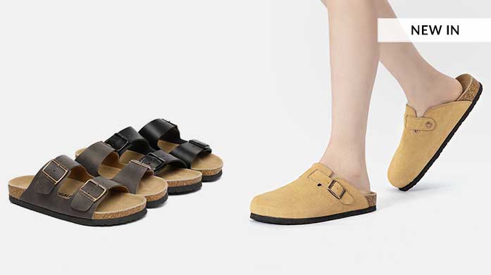 New In! Ever Au From suede clogs to sheepskin ankle boots, shop the tending footwear styles of the season from Everau.