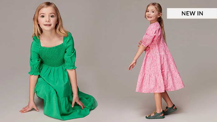 New! Whistles Girlswear Keep your little one cool & comfortable this summer with Whistles' children's clothing. Find the prettiest dresses & co-ords for her, plus more warm-weather essentials.