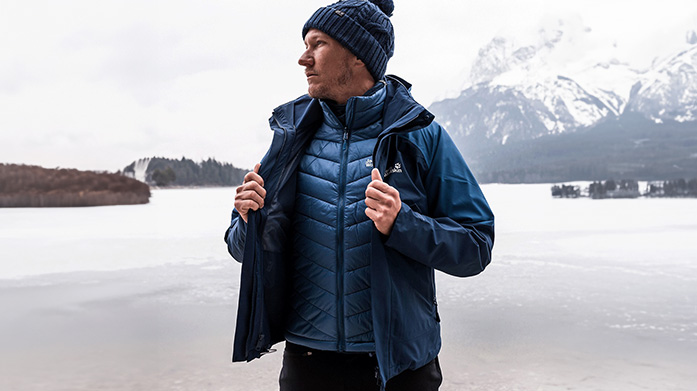 Outdoor Style For Him Choose Jack Wolfskin, Oakley and JOTT to keep you warm this winter. Shop puffer coats, ski jackets and more outerwear. Let these cosy layers inspire you for breezy evenings and colder days ahead.