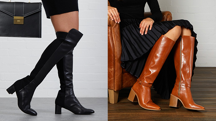 Trend Alert: Tall Boots For Her If you haven’t invested in a pair of tall boots, then what are you waiting for? Step into new Geox, LK Bennett and Stuart Weitzman.