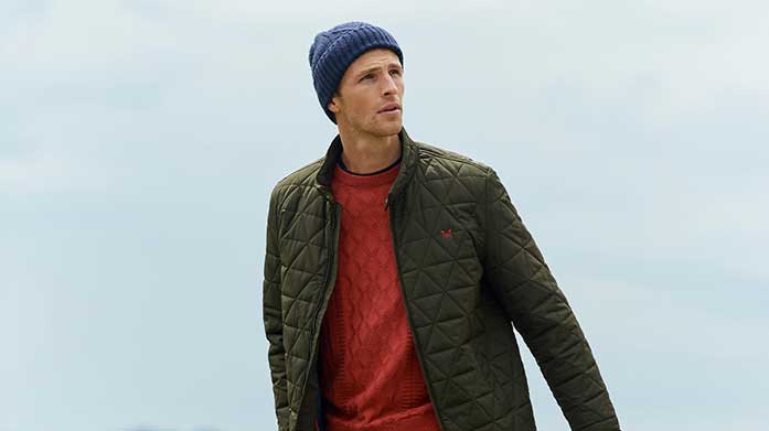 Cosy Classics For Him It's layering season! Shop hooded parkas, half-zip jumpers and fleece-back sweats from Crew Clothing & Geographical Norway.