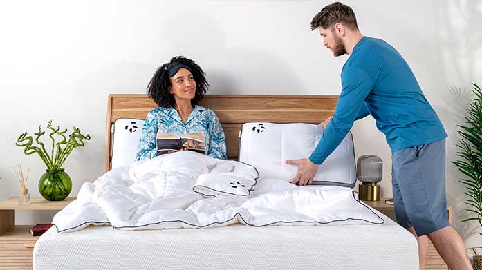 Panda London For a more sustainable night's sleep, choose bamboo bedding, duvets and mattress toppers from Panda London.