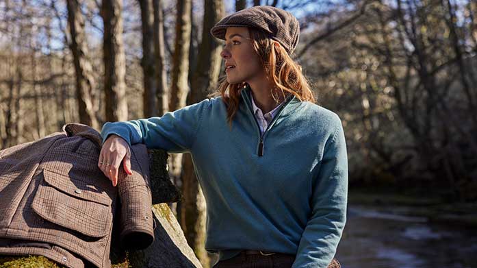 Schoffel Country Womenswear Choose Schöffel for all your country clothing needs - find half-zip sweatshirts, hooded jackets, cotton waistcoats and stretch jeans.