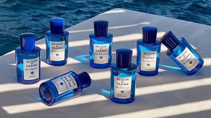 Acqua Di Parma: New In Perfume & Home Fragrance Discover discreet luxury from Italian fragrance label, Acqua Di Parma. Shop the highly coveted Colonia and Blu Mediterraneo scents, plus more perfume, deodorant and home fragrance.