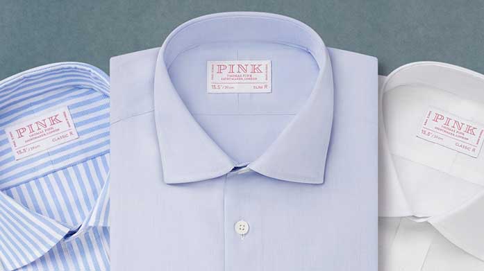 Thomas Pink Shirts and More London born, globally loved: discover smart shirts worn in the Square Mile and Wall Street, from tailoring experts, Thomas Pink. Find premium cuts, luxurious fabrics and a touch of British charm with shirts from £39.