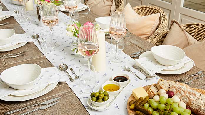 Entertaining With Sophie Conran, Soho Home, Denby And More For a summer of stylish hosting, shop luxury tableware from Denby, Sophie Conran and Soho Home.