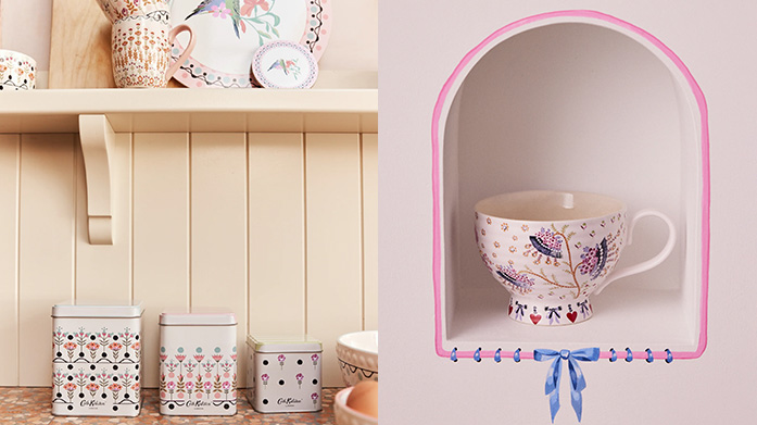 Cath Kidston: Kitchen Gifting  Add a touch of whimsical charm to your home with Cath Kidston's delightful range of kitchen accessories. Find oven gloves, travel mugs, aprons and coasters, perfect for Christmas gifting.