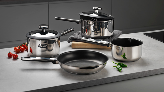 Judge: Classic Cookware Whether you're investing in a fresh set of knives or a stainless steel saucepan set, embrace your inner chef and shop best-in-show styles, courtesy of Judge Cookware.