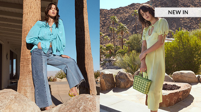 New! Whistles Choose contemporary clothing label, Whistles to build your work-to-weekend wardrobe. Look out for summer dresses, printed blouses and sleek tailored separates, plus comfort staples like T-shirts, knitwear and stretch denim. Dresses from £35.