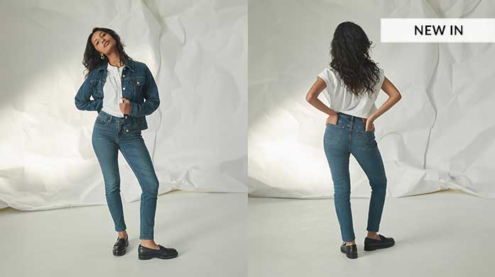 Levi's&reg; Women's Jeans Consider this your ultimate one-stop-shop for Levi's® jeans. From 501® Relaxed Jeans to Ribcage Jeans and beyond. Plus, denim dresses, graphic tees and logo hoodies. Jeans from £35.