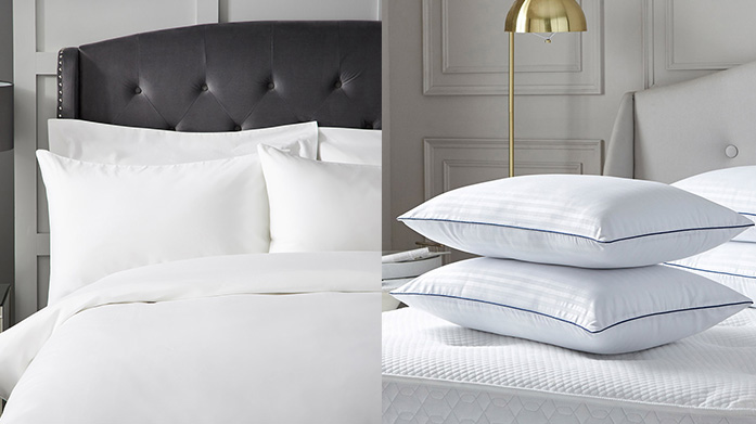 Hotel at Home Love the clean, crisp hotel look? Look no further than our Hotel at Home edit for high thread count bed linen and luxury bedding.