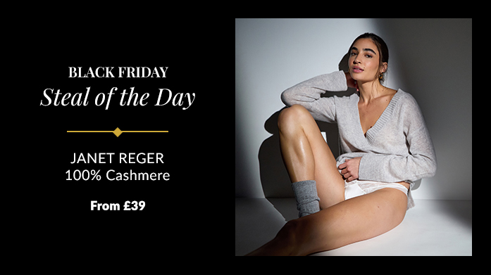 Black Friday Steal: Janet Reger 100% Cashmere Steal