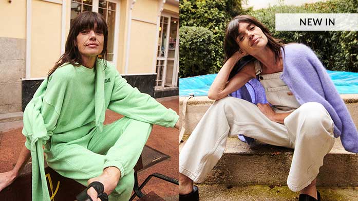 New! American Vintage Welcome to our debut edit from colour-drenched casual clothing brand, American Vintage. Born in France and inspired by the USA, the collection offers vibrant knits, jackets, tees & trousers in relaxed cuts, quality fabrics and vintage washes.