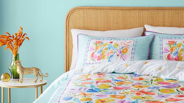 Fresh & Floral Bedding from Appletree Shop the most stunning summer colourways across plain and floral bedding. Ideal for an August switch-up.