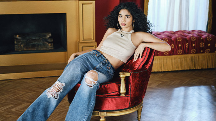 True Religion Womenswear Shop women's denim from streetwear experts, True Religion. Combining style and comfort, their selection includes bootcut, straight and skinny jeans in a range of signature washes, plus premium basics to wear with from cosy sweats to cropped tees. Jeans from £39.