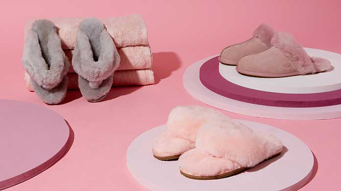 Join The Cosy Club: Slippers For Her Grab yourself a killer pair of house slippers this winter. Crafted from the finest fibres of sheepskin, these slippers will have you lounging around in style.