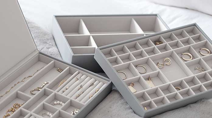 Stackers Jewellery Storage Organise your precious pieces in style! Stackers bring you a home for your jewellery, makeup, tech and accessories. 