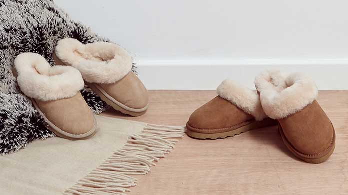 The Ultimate House Shoe Shop slippers, flip flops, sliders and mule slippers ideal for lounging around the house, courtesy of Australia Luxe Collective and UGG and more.