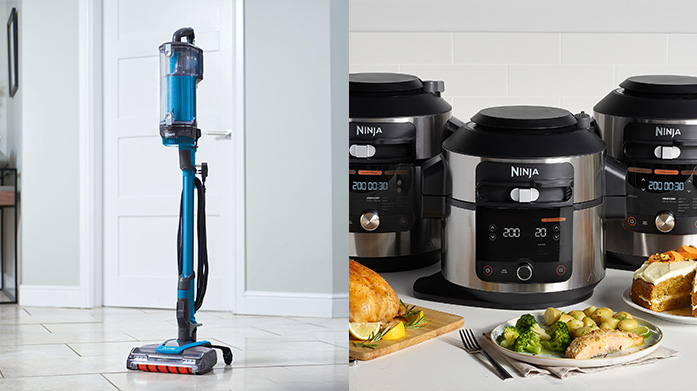 Ninja: Airfry, Cook & Clean From the Anti Hair Wrap Corded Stick Vacuum Cleaner to the Ninja Foodi MAX 11-in-1 Multi-Cooker, discover the SharkNinja home electricals on our wishlist this season.