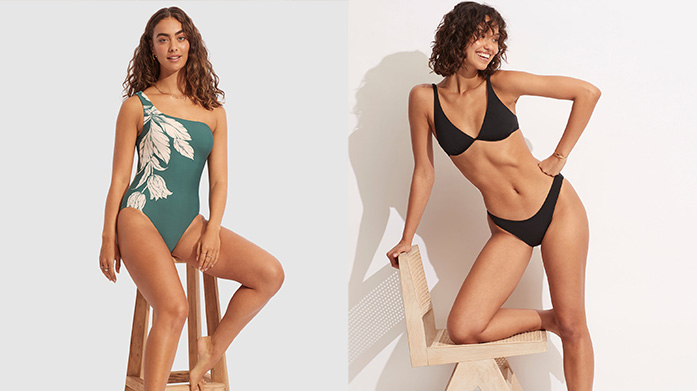 Seafolly & Jets Let's go to the beach... take a dip in our seaside essentials from Seafolly and JETS. Expect vibrant bikinis, luxury swimsuits and chic cover-ups.