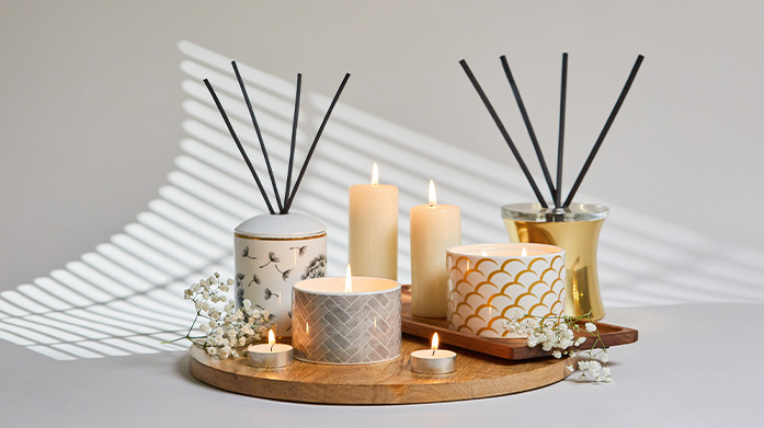 Spring Home Fragrance From fruity to floral scents, indulge in the fragrance notes that evoke spring. Explore luxury candles and diffusers from Stoneglow, Sandy Bay London and Evermore London.