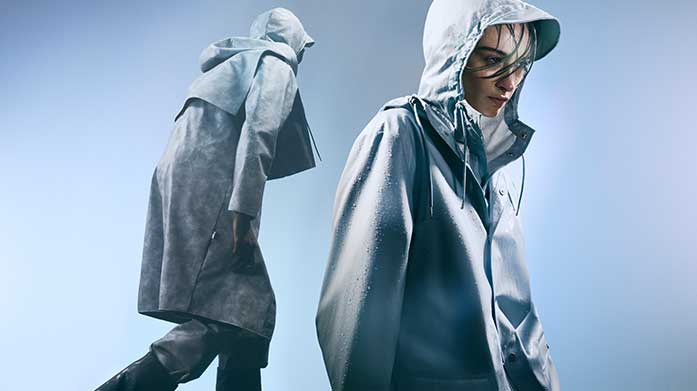Rains Collection For Her For the April showers and beyond, choose contemporary, durable rainwear from Danish label, Rains. Shop waterproof parkas, lightweight track jackets and puffer vests, plus rainproof tablet cases, bucket hats & phone covers.